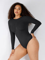 Long Sleeve Bust & Waist Support Bodysuit