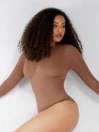 Long Sleeve Bust & Waist Support Bodysuit