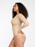 Long Sleeve Bust & Waist Support Bodysuit