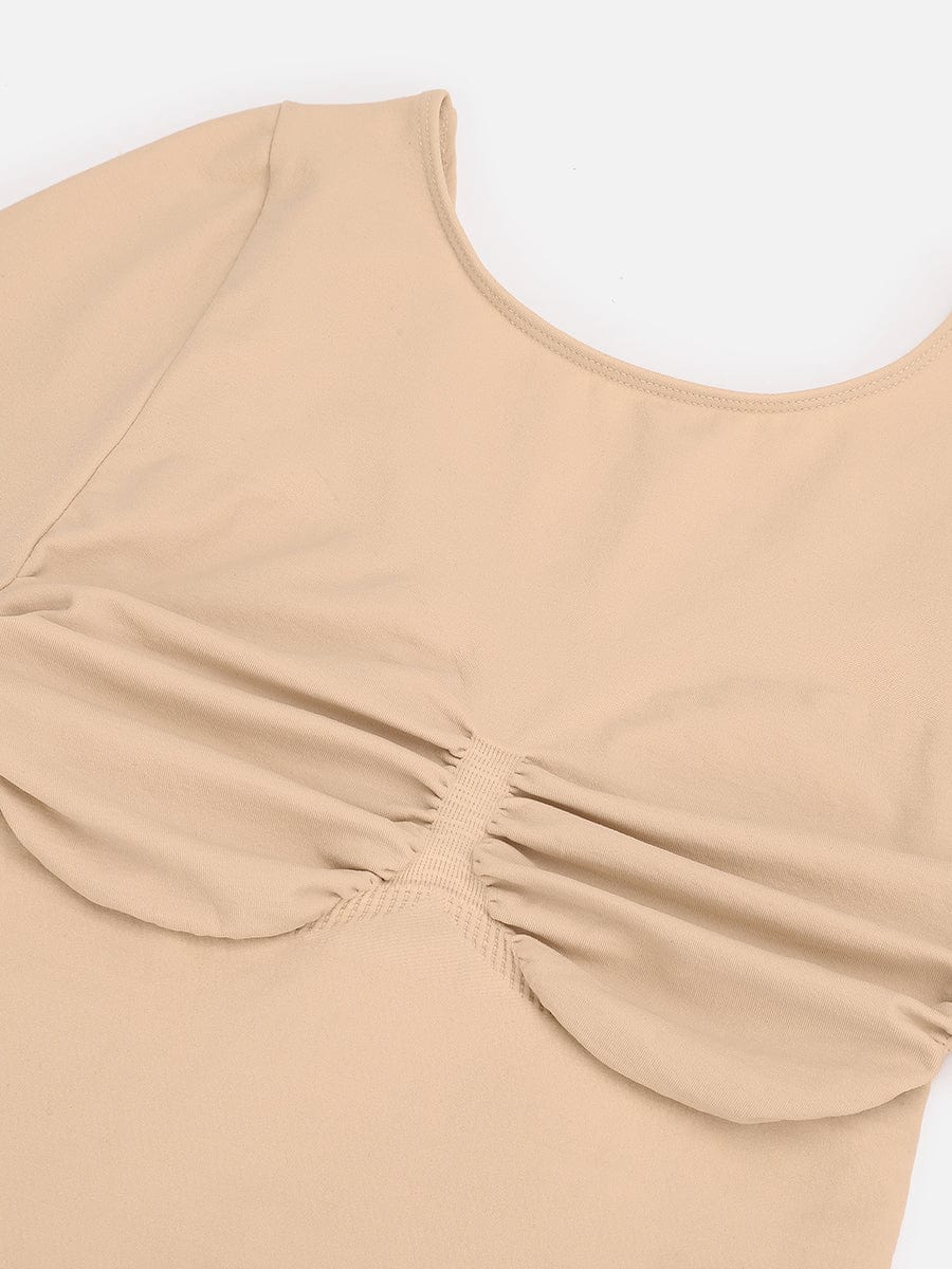 Long Sleeve Bust & Waist Support Bodysuit