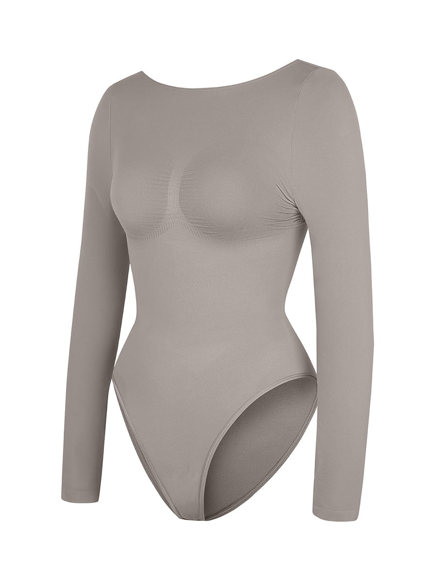 Long Sleeve Bust & Waist Support Bodysuit