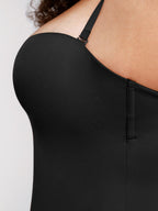 Waist & Abdomen Shaping Bodysuit With Removable Straps