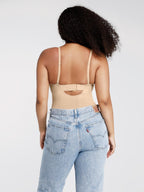 Waist & Abdomen Shaping Bodysuit With Removable Straps