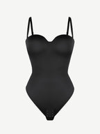 Waist & Abdomen Shaping Bodysuit With Removable Straps