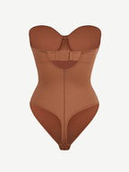 Waist & Abdomen Shaping Bodysuit With Removable Straps