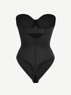 Waist & Abdomen Shaping Bodysuit With Removable Straps