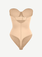 Waist & Abdomen Shaping Bodysuit With Removable Straps