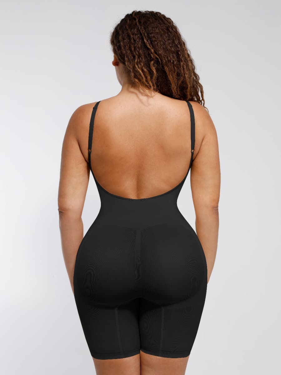 Low Back Mid Thigh Bodysuit - Auxieswear