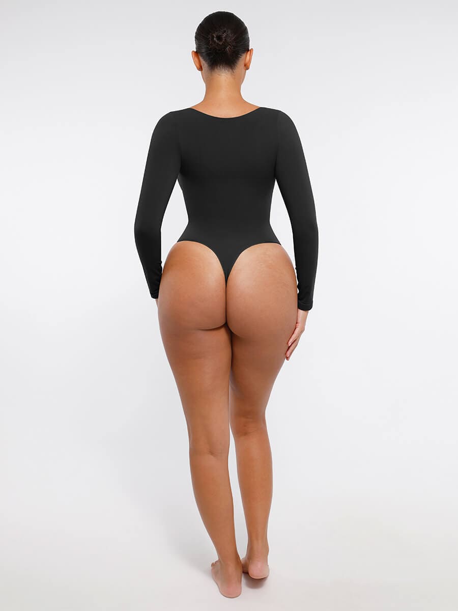 Long Sleeve Chest & Tummy Control Bodysuit
