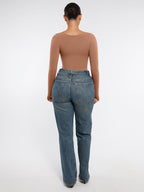 Long Sleeve Chest & Tummy Control Bodysuit