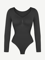 Long Sleeve Chest & Tummy Control Bodysuit