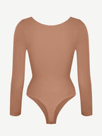 Long Sleeve Chest & Tummy Control Bodysuit