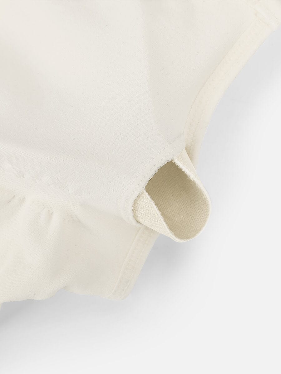 Panty Style Waist and Abdomen Shaping Bodysuit - Auxieswear