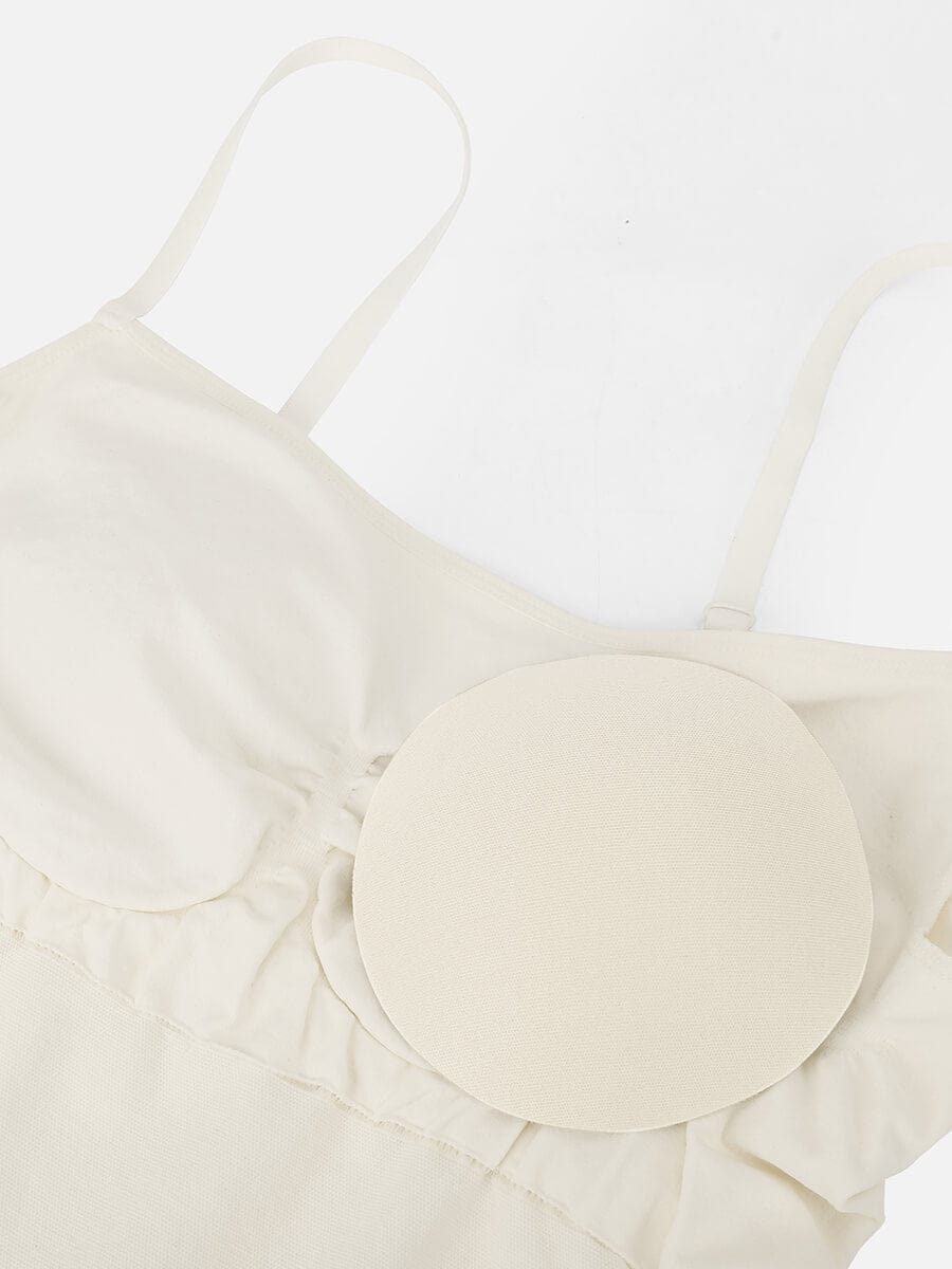 Panty Style Waist and Abdomen Shaping Bodysuit - Auxieswear