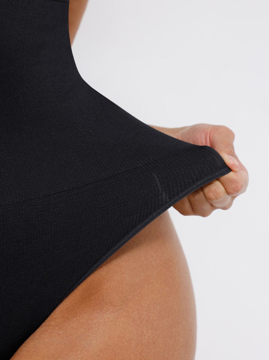 Deep V Waist & Abdomen Shaping Bodysuit - Auxieswear