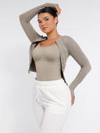 Panty Style Waist and Abdomen Shaping Bodysuit