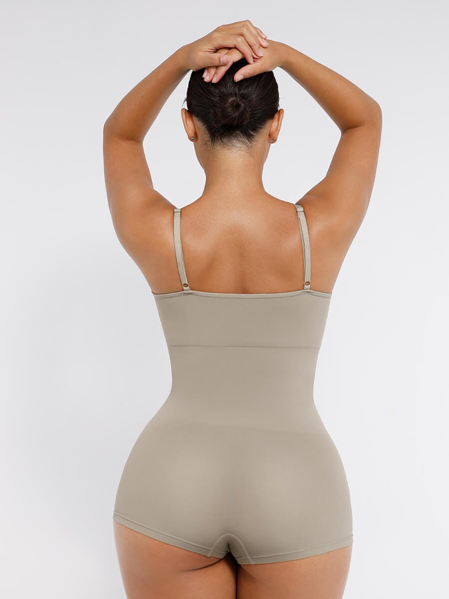 Panty Style Waist and Abdomen Shaping Bodysuit