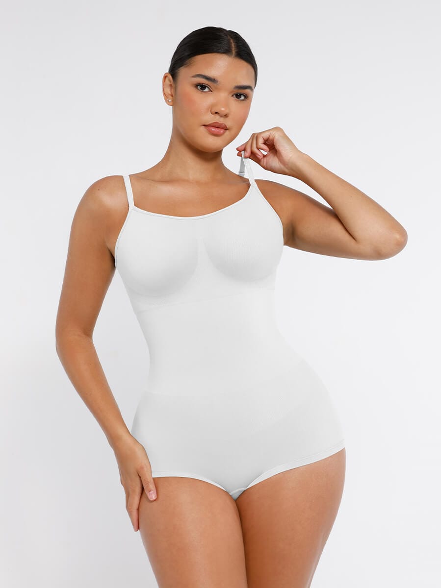Panty Style Waist and Abdomen Shaping Bodysuit