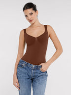 Diamond Neck Bust & Waist Control Bodysuit