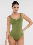 Diamond Neck Bust & Waist Control Bodysuit