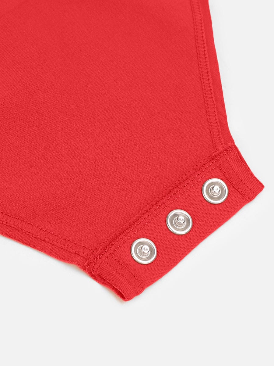 Long Sleeve Chest & Tummy Control Bodysuit