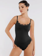 Lace Waist & Abdomen Shaping Bodysuit