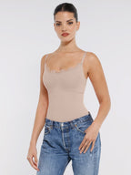 Lace Waist & Abdomen Shaping Bodysuit