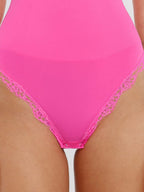 Lace Waist & Abdomen Shaping Bodysuit