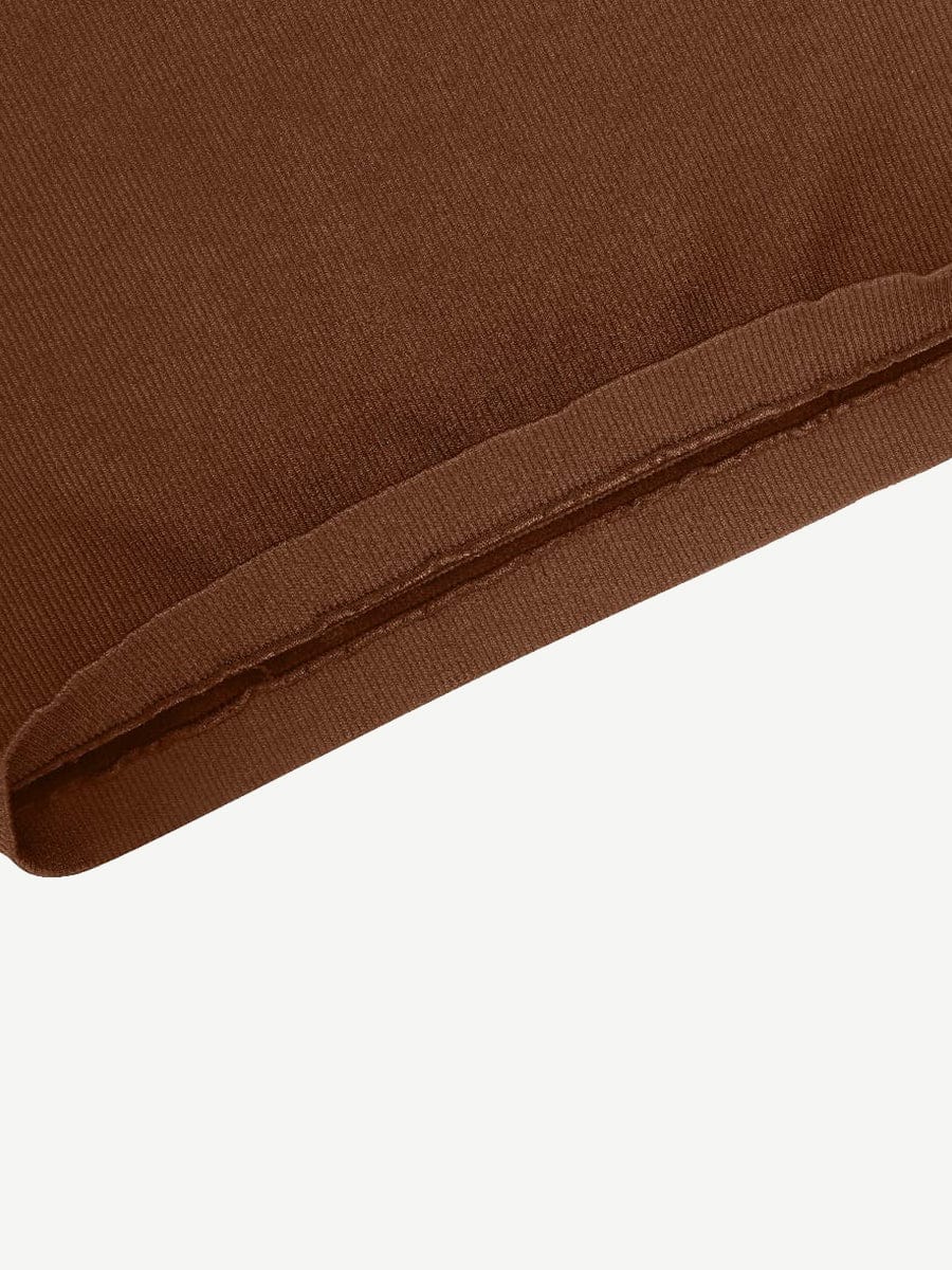 V-Neck Waist Control Dress with Removable Bra Pads - Auxieswear