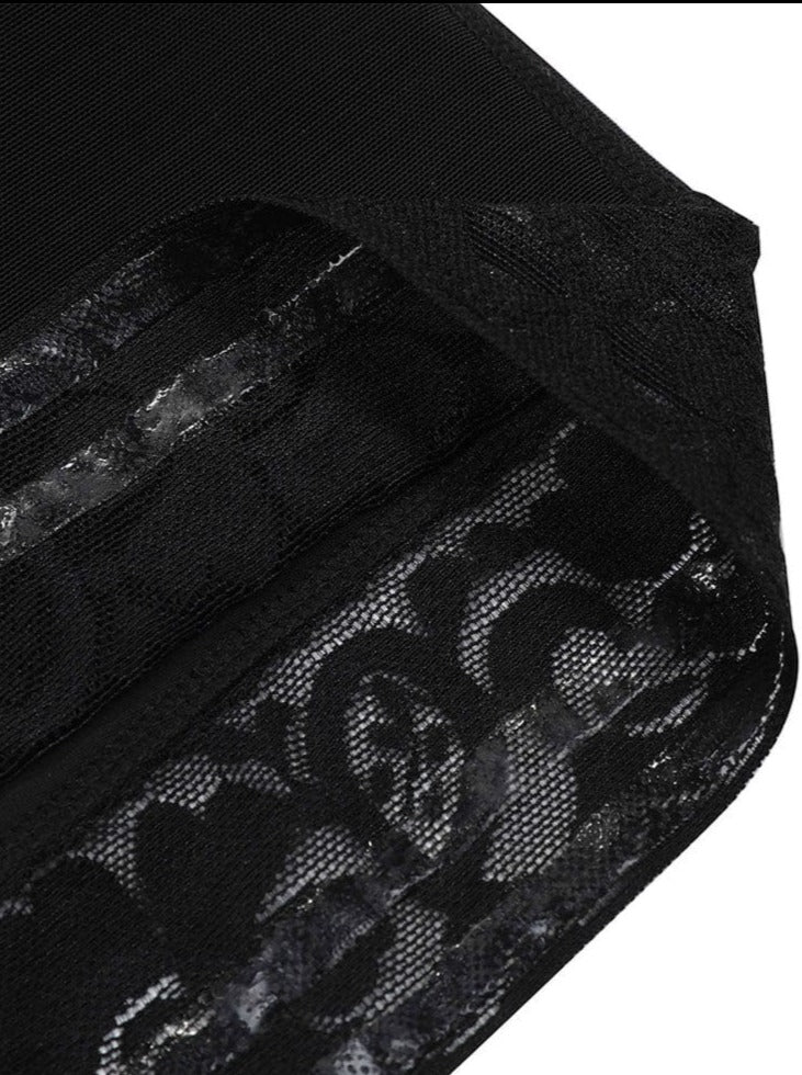 Knee-Length U-Shaped Tummy and Thighs Slimming Full Body Shaper - Auxieswear