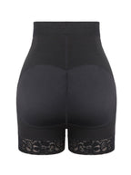 High Waist Thigh Slimmer With Front Zipper