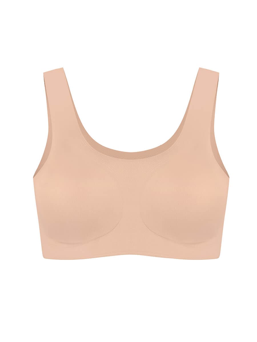 Everyday Comfort Wireless Bust Support Push-Up Bra - Auxieswear