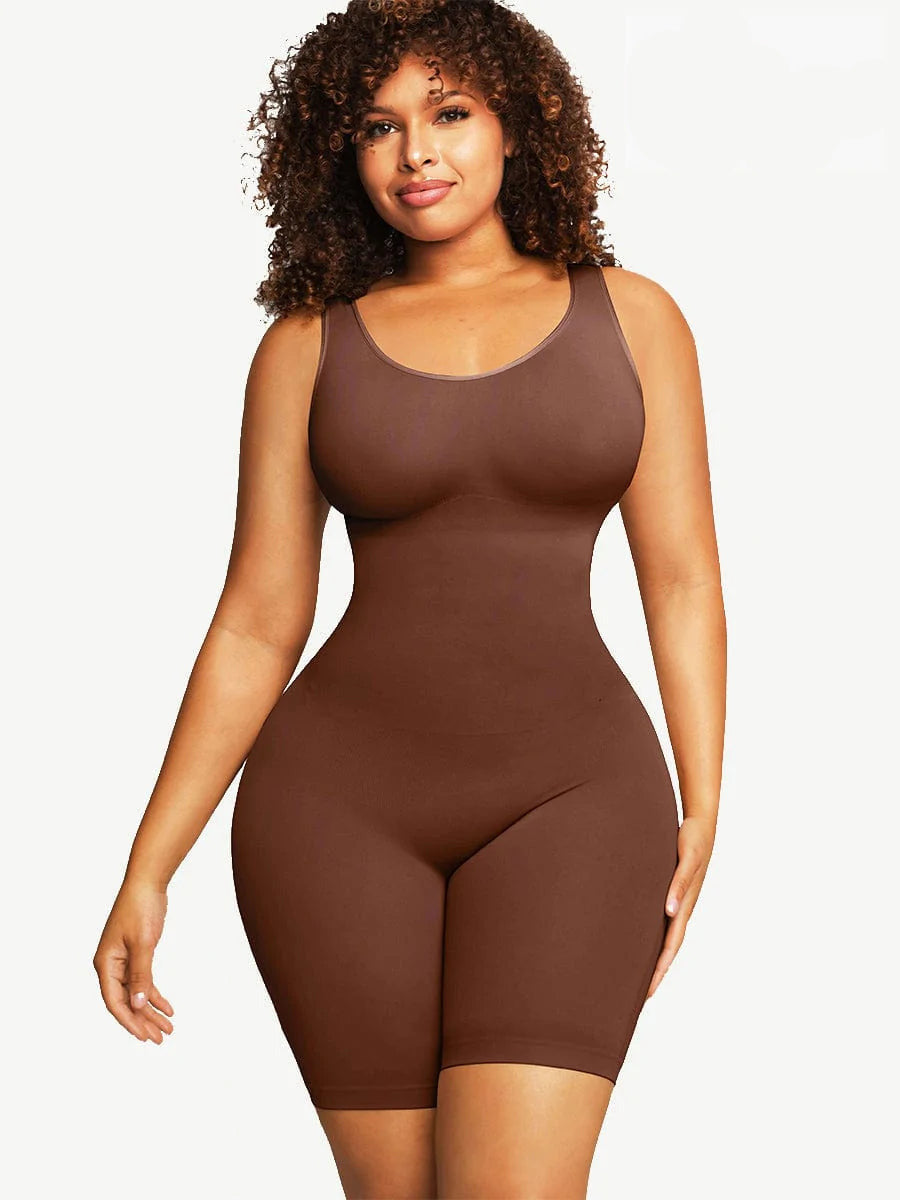 Sculpt & Lift Mid-Thigh Bodysuit Shapewear - Auxieswear