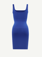 Square Neck Snatched Body Shaping Dress