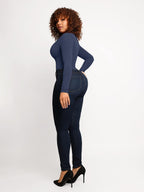 Long Sleeve Scoop Neckline Versatile Bodysuit