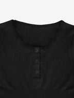 Long Sleeve Scoop Neckline Versatile Bodysuit