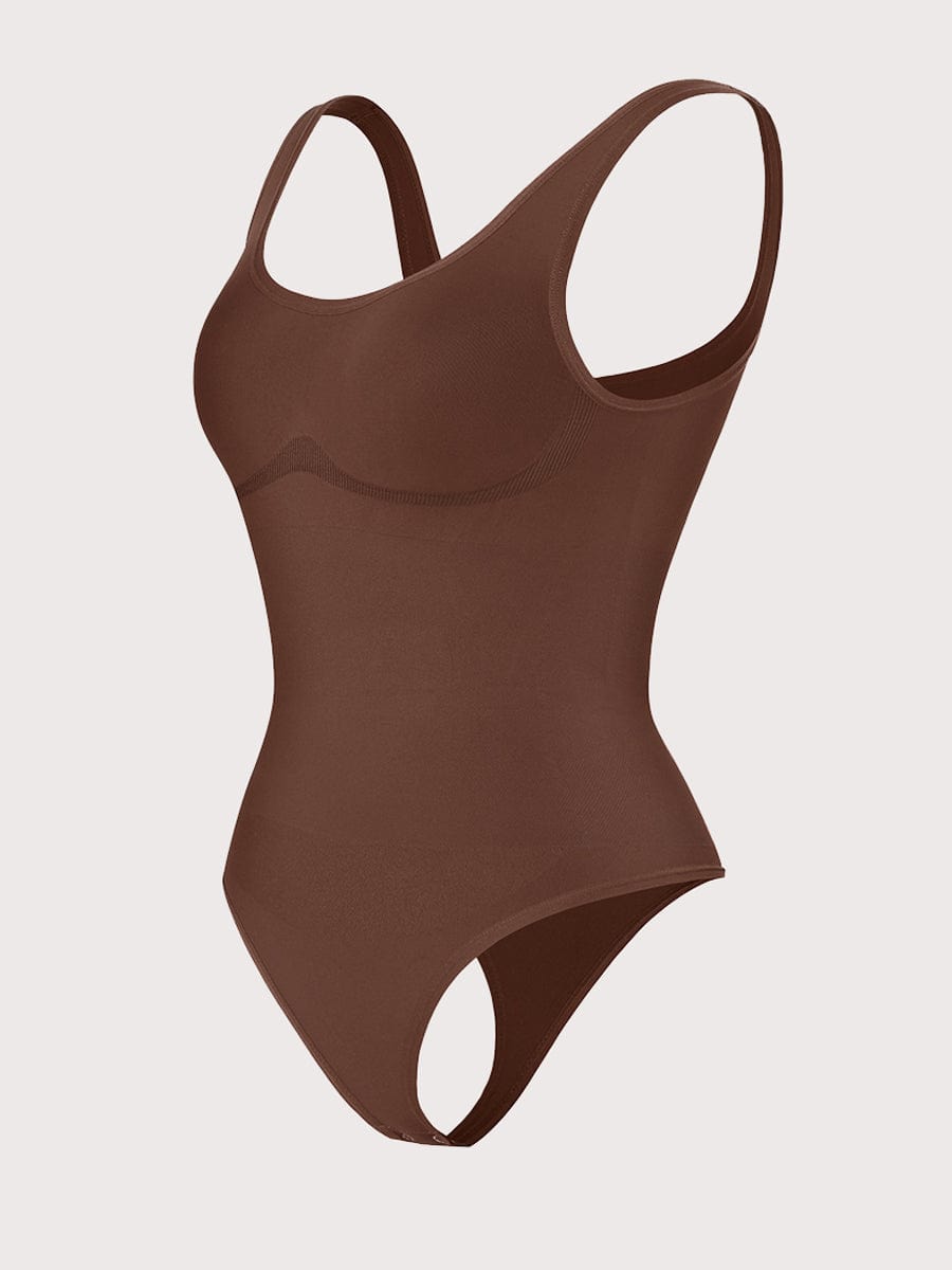 Sleeveless Scoop neckline Belly Control Bodysuit