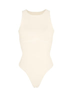 Round High Neck Summer Bodysuit