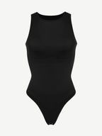 Round High Neck Summer Bodysuit