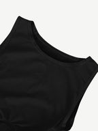 Round High Neck Summer Bodysuit