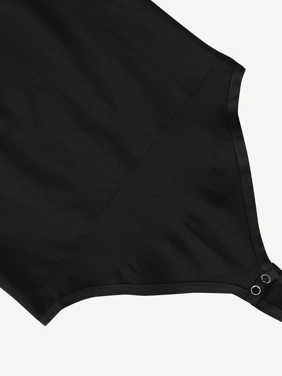 Round High Neck Summer Bodysuit