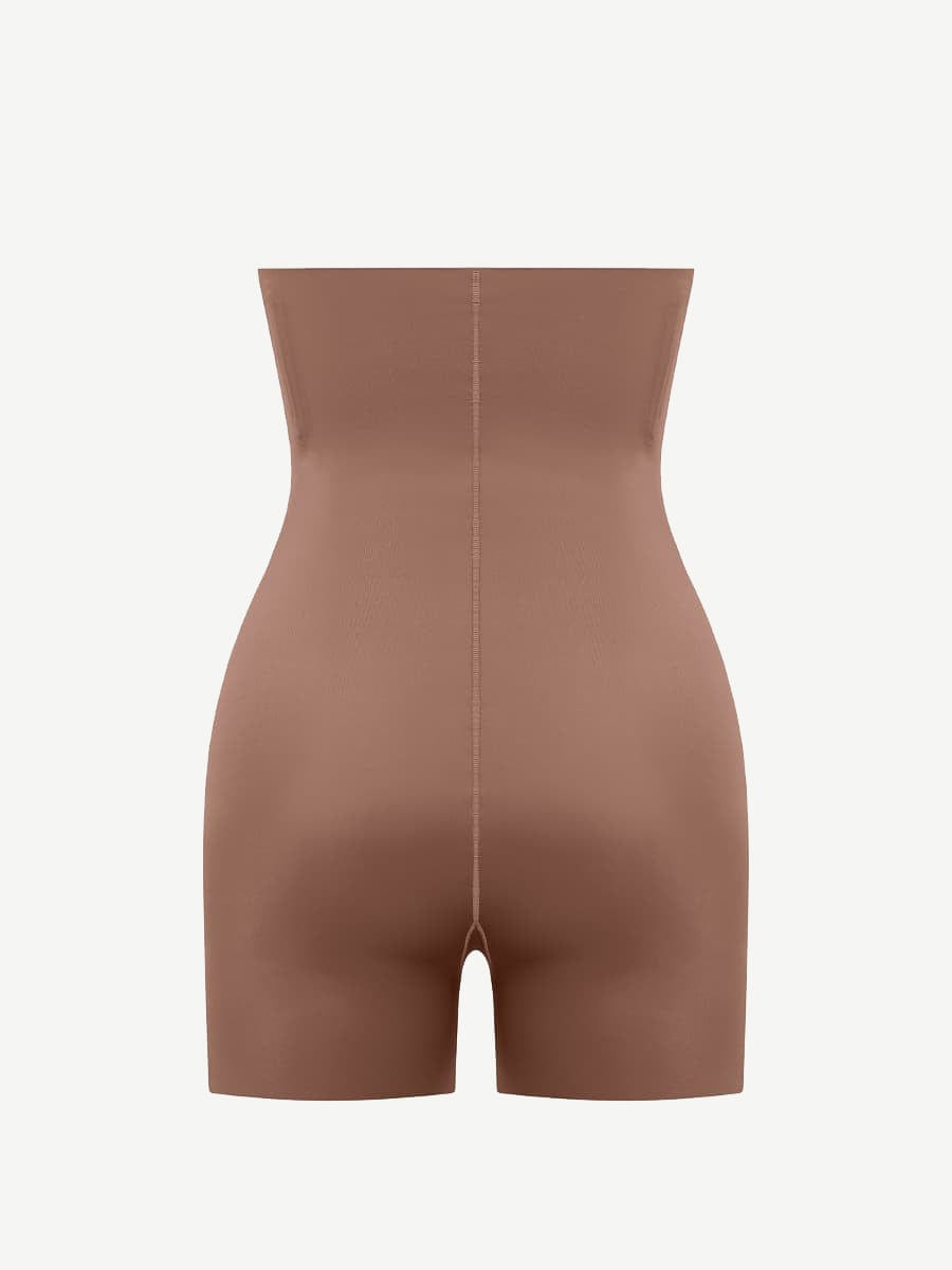 High Waist Trimming Thigh Slimmer with Steel Bones