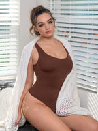 Sleeveless Scoop neckline Belly Control Bodysuit