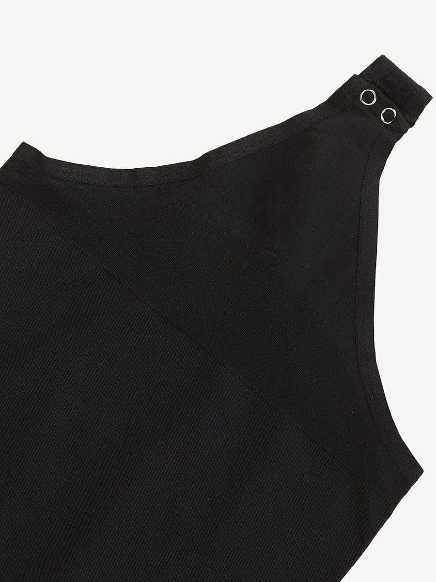 Sleeveless Scoop neckline Belly Control Bodysuit - Auxieswear
