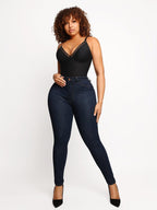 Deep V-Neck Mesh Sheer Bodysuit