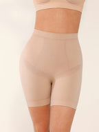 Seamless Mid-Waist Tummy Control Thigh Slimmer
