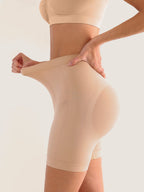 Seamless Mid-Waist Tummy Control Thigh Slimmer