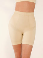 Seamless Mid-Waist Tummy Control Thigh Slimmer