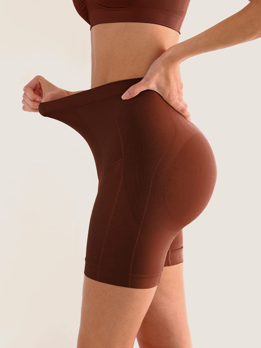 Seamless Mid-Waist Tummy Control Thigh Slimmer
