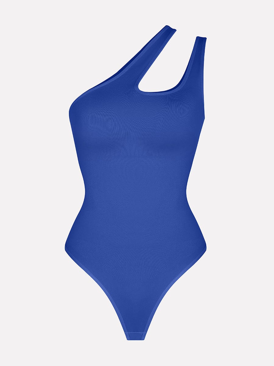 One-shoulder Waist and Abdomen Sculpt Bodysuit